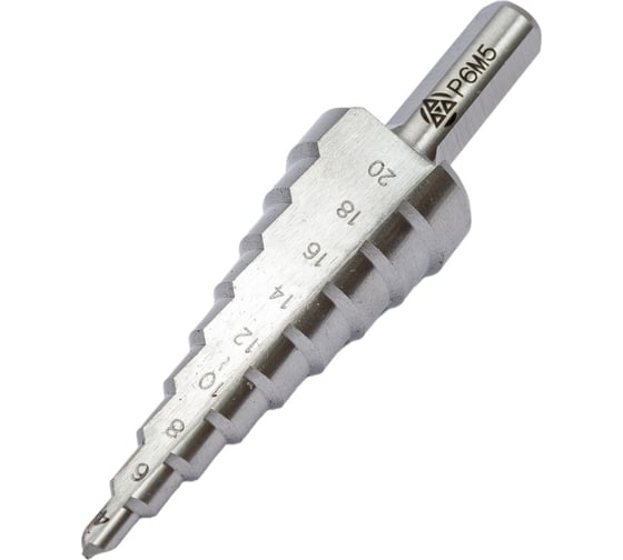 Изображение товара Сверло ступенчатое 4-20 мм, 9 ступеней Волжский Инструмент 5016003