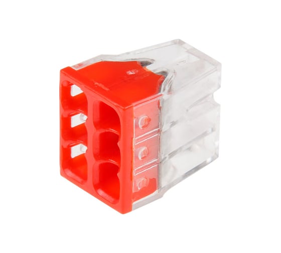 Изображение товара Клемма ЮПИТЕР СМК-106 2,5 мм2 с пастой 50 штук JP7202-06