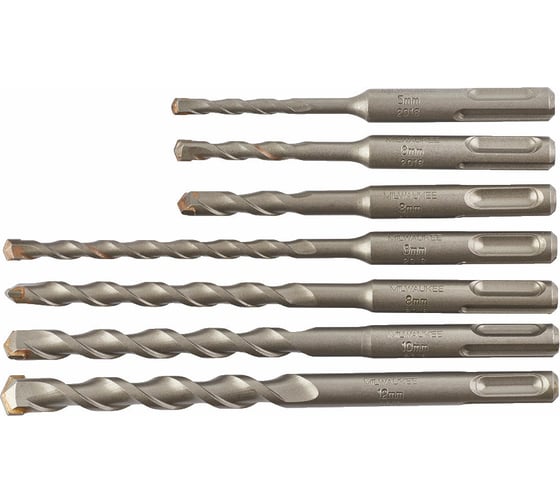 Изображение товара Набор буров SDS+ CONTRACTOR 7 шт, 5/6/8х110 мм, 6/8/10/12х160 мм 4932471244
