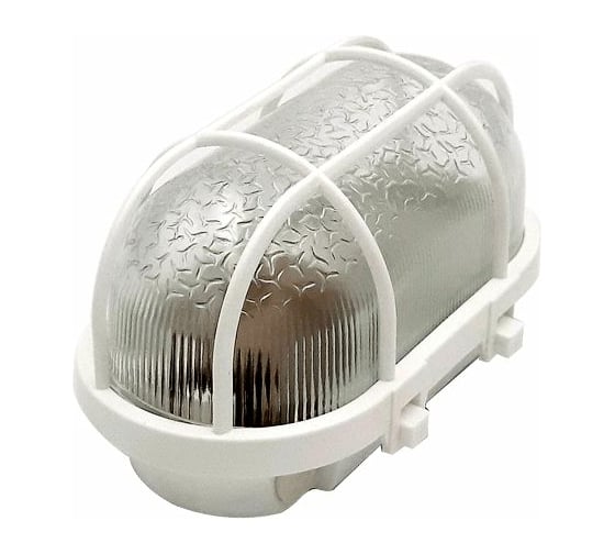 Изображение товара Накладной светильник ЮПИТЕР овал решетка 60 Вт IP53 белый JP1302-06