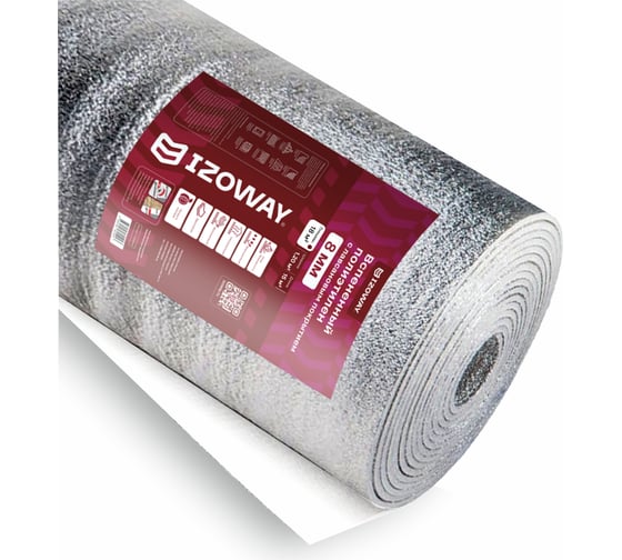 Изображение товара Лавсан Izoway PM Стандарт (8 мм, 1,2x15 м, 18 м2) 16033