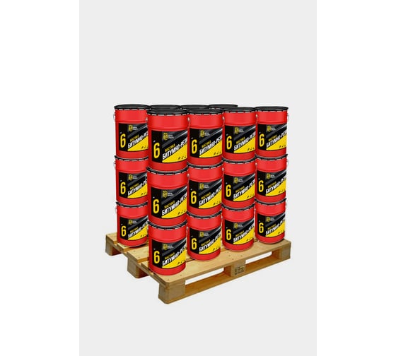 Изображение товара Мастика битумно-резиновая БИТУМ ПРОДУКТ 20 кг (33 шт) BP-35