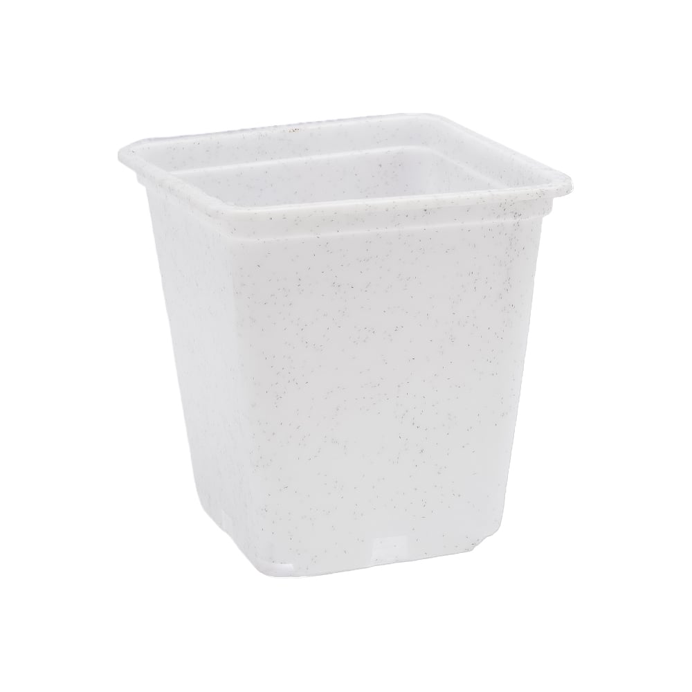 Изображение товара Горшок для рассады Ангора 0.5 л, 9x9х10 см, квадратный, белый А5501бл