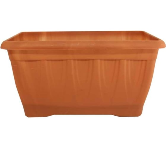 Изображение товара Балконный ящик Ангора 4 л, с дренажной решеткой, 280x155x150 мм, терракотовый А5410тр