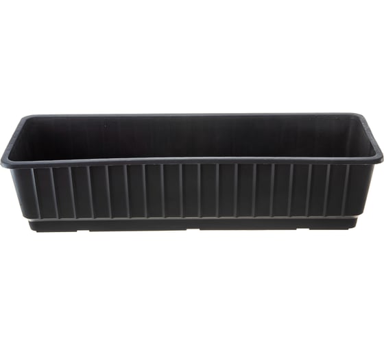 Изображение товара Балконный ящик Ангора КЛАССИК 7.5 л, 51 см, без поддона, черный А5322чр