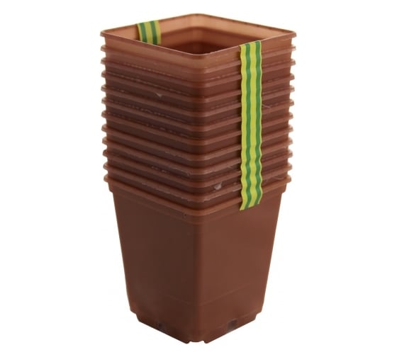 Изображение товара Набор горшков для рассады Ангора 12 шт., по 0.25 л, терракотовый А5520тр