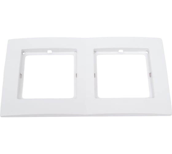 Изображение товара Двухместная рамка ЮПИТЕР Стандарт белая JP7422-06