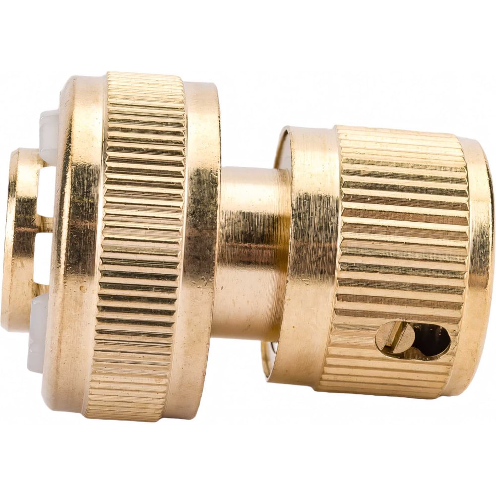 Изображение товара Латунный коннектор 3/4 дюйма для труб и шлангов SanTrade SM-HQC0413