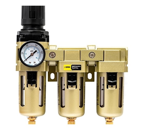 Изображение товара Блок подготовки воздуха СФ-25.5.1 три фильтрующих элемента Кедр 8020843