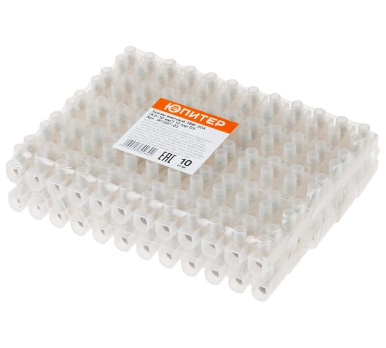 Изображение товара Клемма ЮПИТЕР ЗВИ-30А 4,0-10 мм2 10 штук JP7207-03