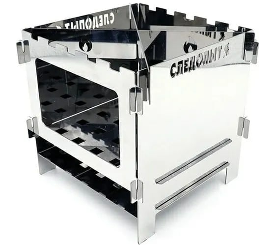 Изображение товара Печь-щепочница Следопыт 154x154x150 мм, нержавеющая сталь PF-HP-S02