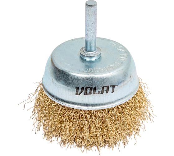 Изображение товара Щетка чашка для дрели 75 мм ВОЛАТ 81010-75