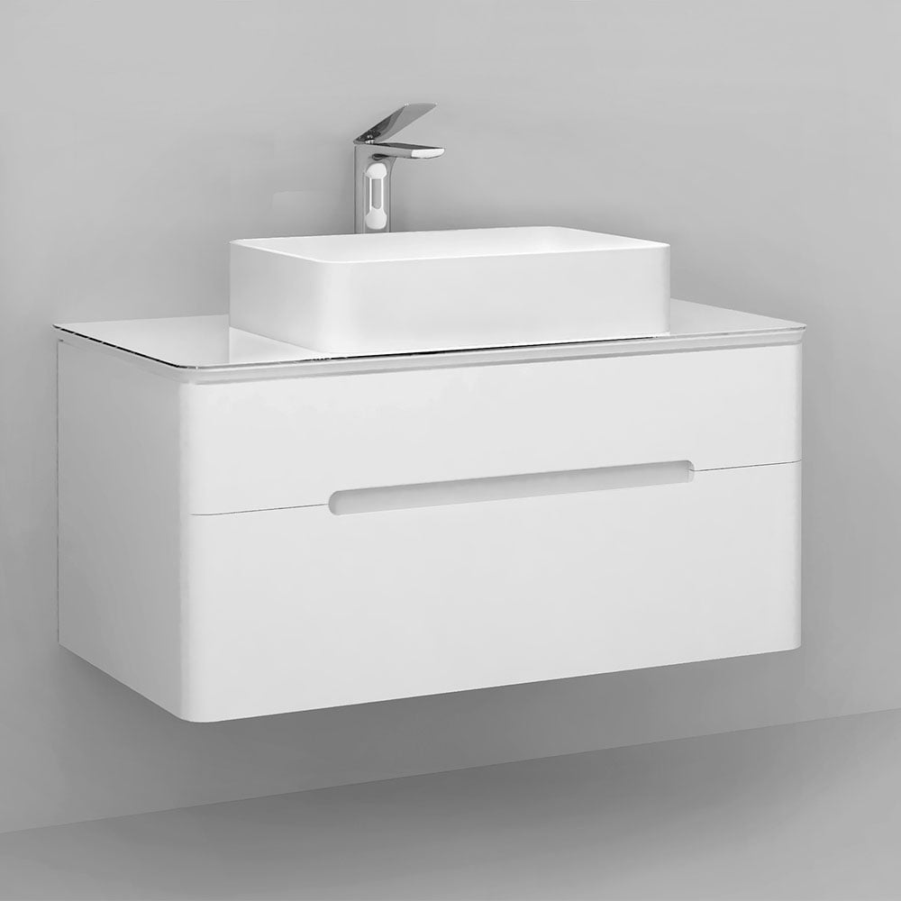 Изображение товара Тумба Jorno Bosko 100 подвесная белая для ванной