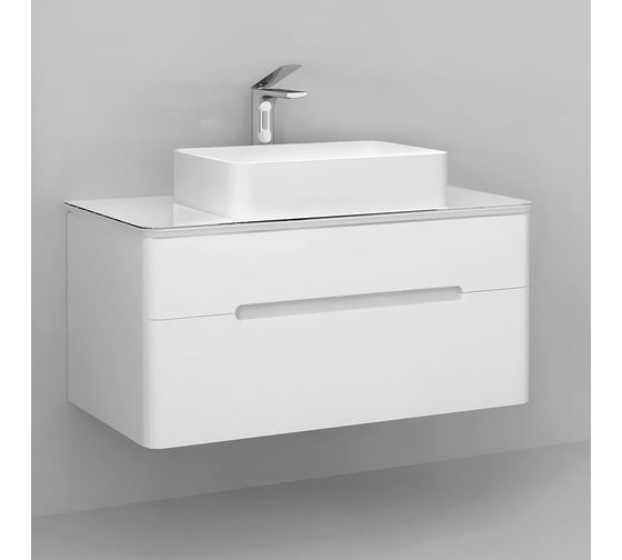 Изображение товара Подвесная тумба Jorno Bosko 100 для раковины Олимпия 56 Bos.01.100, P, W