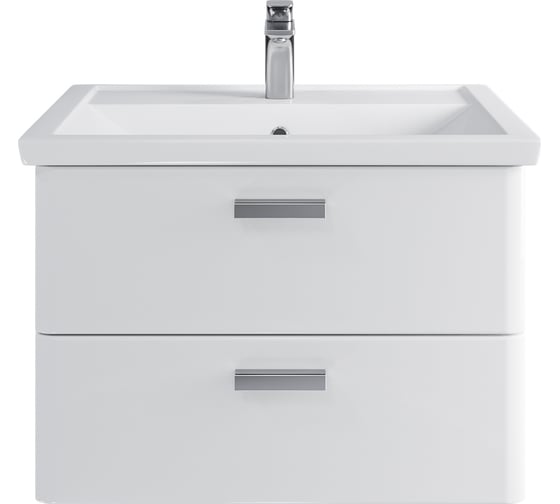 Изображение товара Комплект Sanstar подвесная тумба Gretta 70 с раковиной Фостер 70 328.1-1.5.1.КФОС