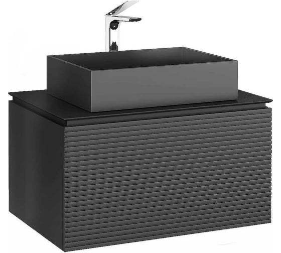 Изображение товара Подвесная тумба Jorno Stone 80 для раковины 22868955 столешница из керамогранита Stn.01.80, P, A, JR