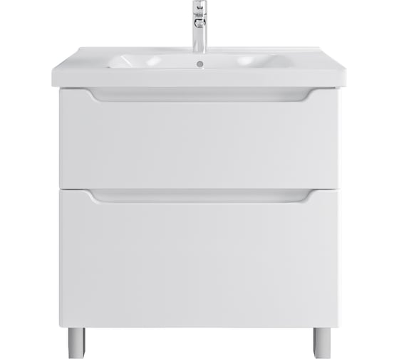 Изображение товара Комплект Sanstar напольная тумба Lanciano 80 с раковиной Гармония 80 304.1-1.5.1.К