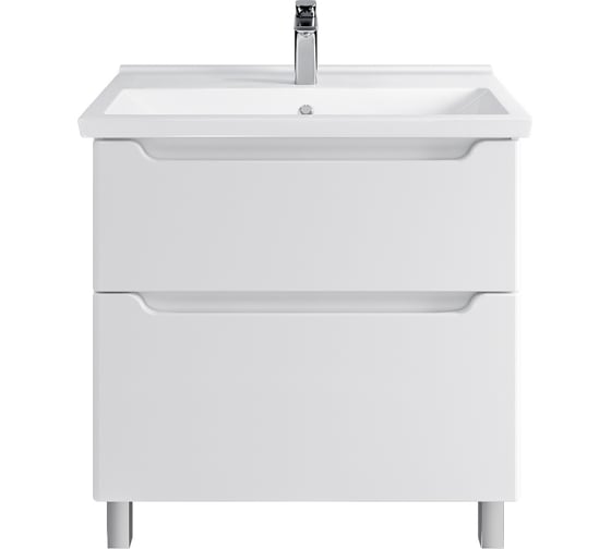 Изображение товара Комплект Sanstar напольная тумба Lanciano 80 с раковиной Фест 80 304.1-1.5.1.КФЕС