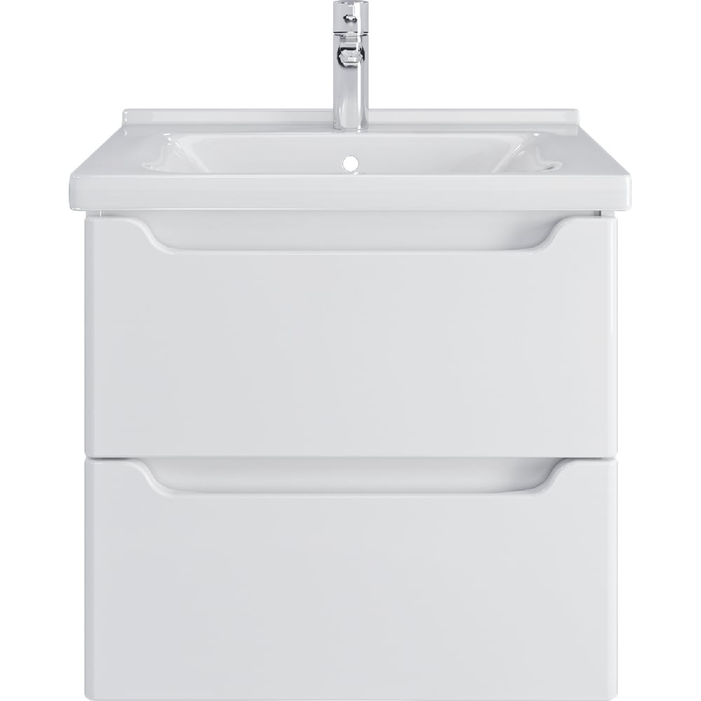 Изображение товара Комплект Sanstar Lanciano 60 с раковиной Миранда для ванной современной подвесной мебелью