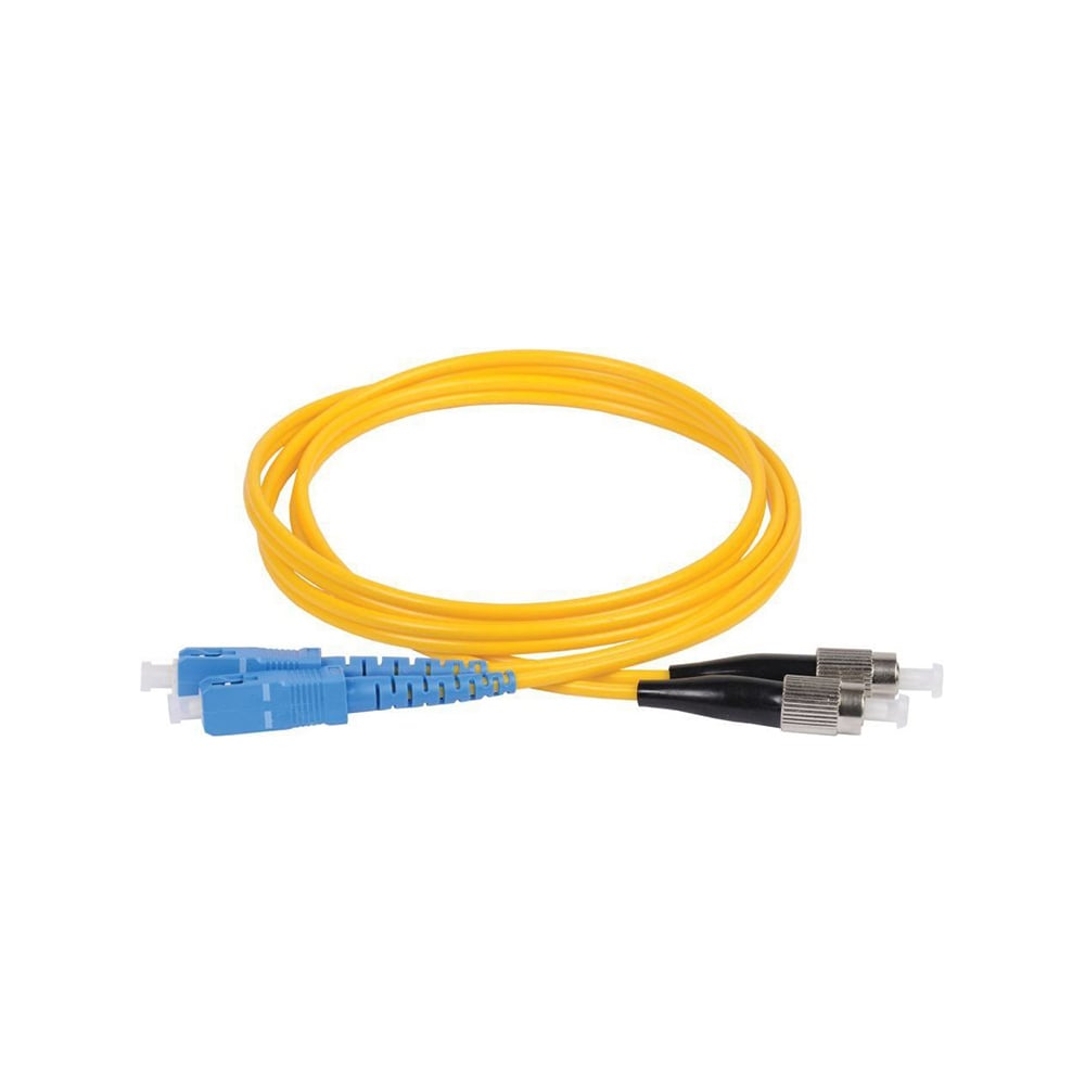 Оптический патч-корд REXANT (SM), 9/125 (OS2), SC/UPC-FC/UPC, (Duplex), 3 мм, LSZH, 15 м 50-2857-3