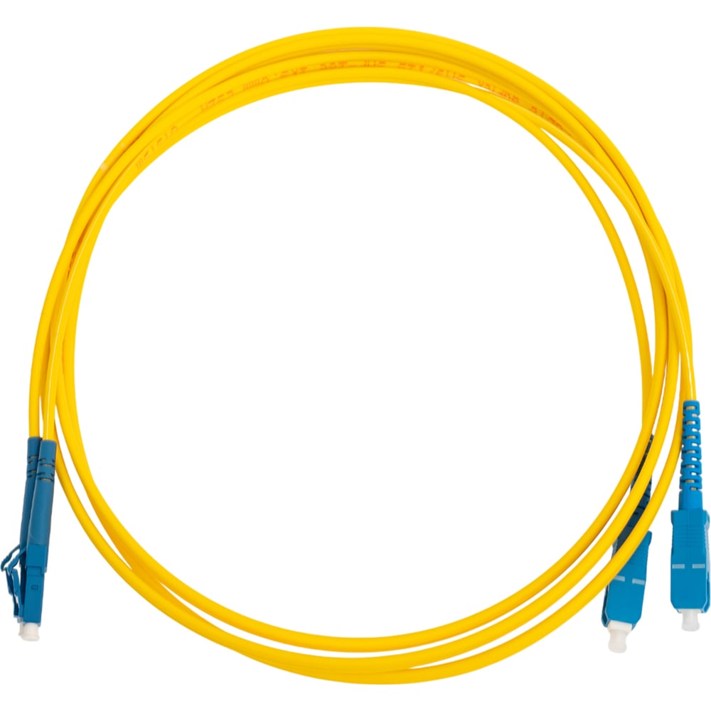 Изображение товара Оптический патч-корд REXANT 2 м OS2 LC/UPC-SC/UPC дуплекс