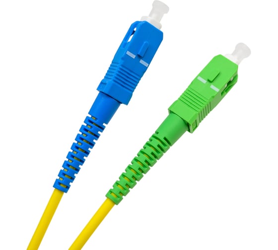 Изображение товара Оптический переходной патч-корд REXANT (SM), 9/125 (OS2), SC/APC-SC/UPC, (Simplex), LSZH, 3м 50-2052