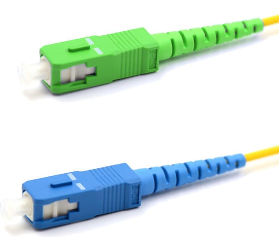 Изображение товара Оптический переходной патч-корд REXANT (SM), 9/125 (OS2), SC/APC-SC/UPC, (Simplex) LSZH, 10м 50-2062