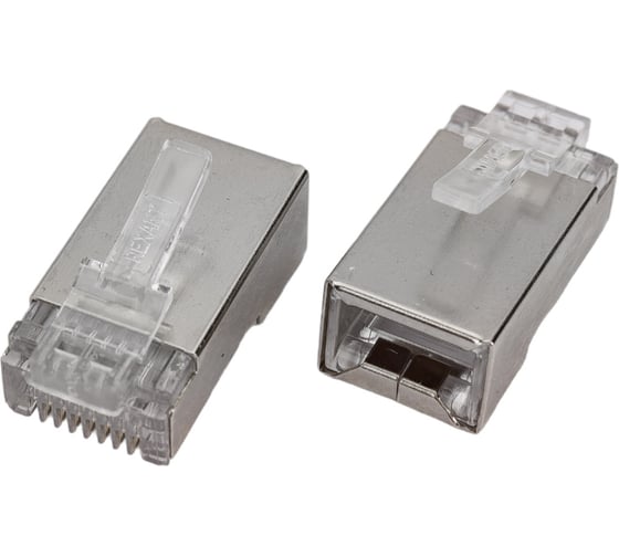 Изображение товара Разъем RJ-45 (8P8C) PROCONNECT под витую пару, FTP категория 5e, 5шт 05-1023-9