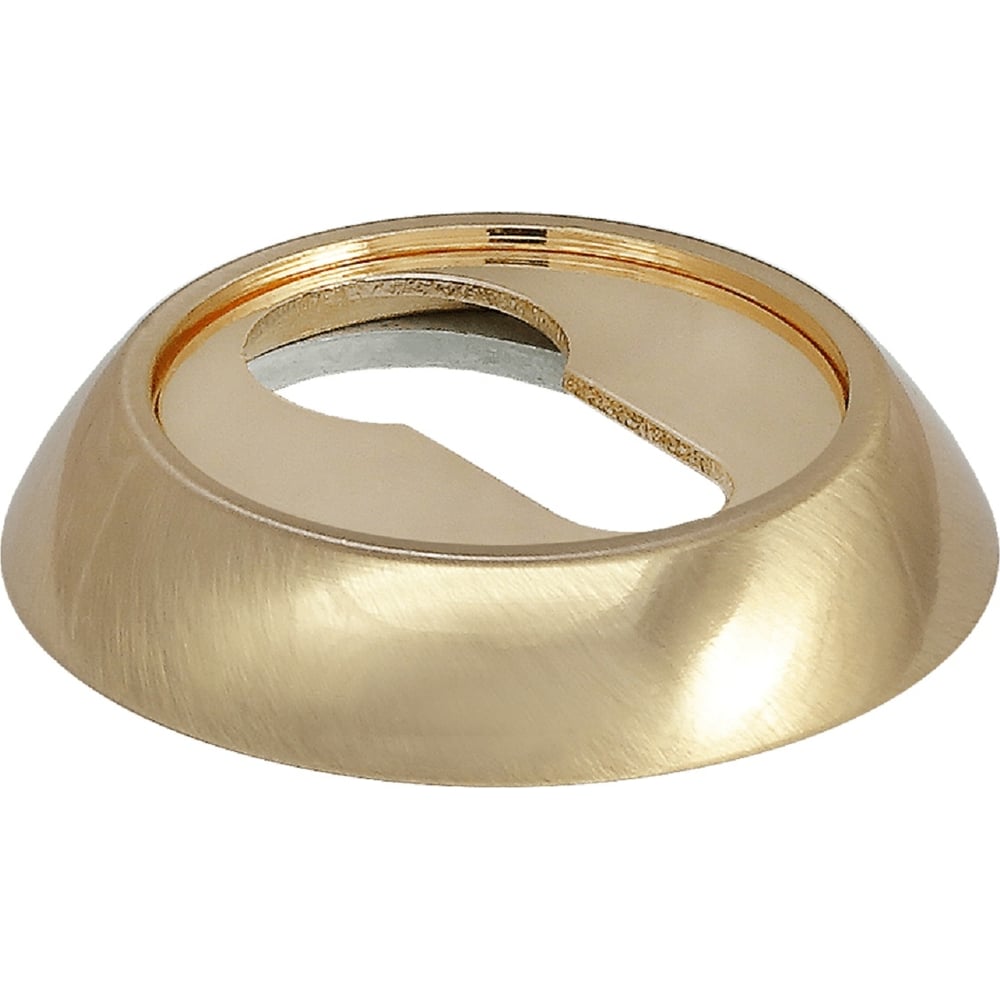 Изображение товара Накладка на евроцилиндр MORELLI MH-KH SG/GP матовое золото/золото