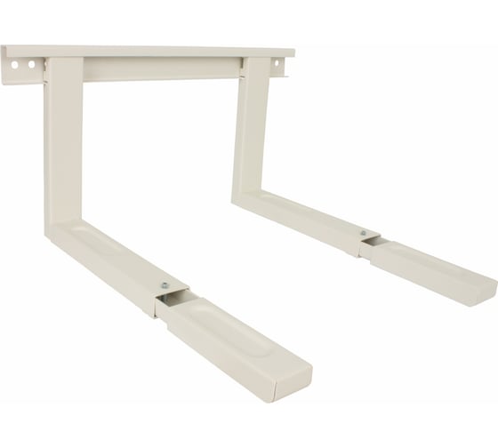 Изображение товара Настенный кронштейн для СВЧ Eurokitchen вылет 385-535 мм, максимальная нагрузка 35 кг, белый MW101W