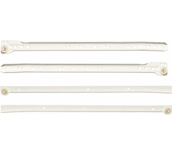 Изображение товара Роликовая направляющая STARFIX DS10 400 мм, белая, 2 шт. SMF-10148