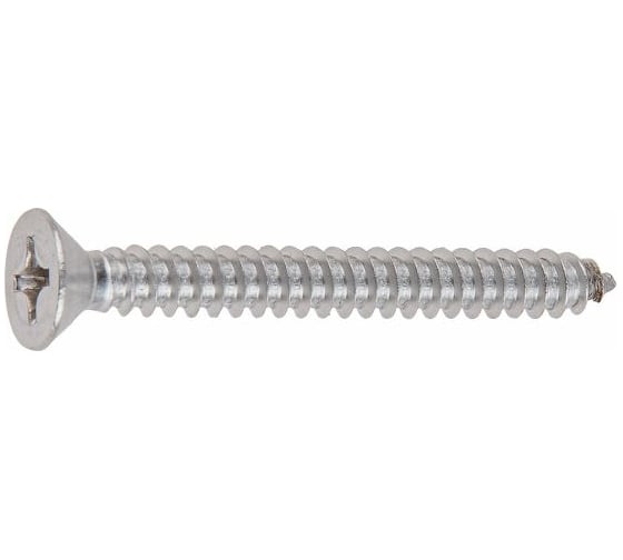 Изображение товара Саморез STARFIX 5.5x50 мм, потайная головка, острый, нерж. сталь А2, DIN 7982, 10 шт. SMZ1-52816-10