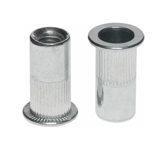 Изображение товара Резьбовая заклепка STARFIX М6 цилиндрический бортик, белый цинк, 250 шт. SMC2-48529-250