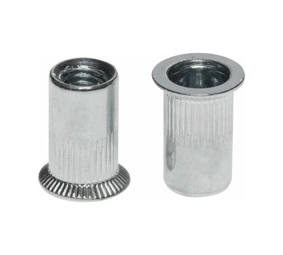 Изображение товара Резьбовая заклепка STARFIX М6 потайной бортик, белый цинк, 25 шт. SMZ1-61104-25