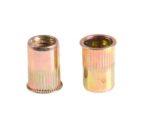 Изображение товара Резьбовая заклепка STARFIX М4 уменьшенный бортик, желтый цинк, 500 шт. SMC1-06856-500