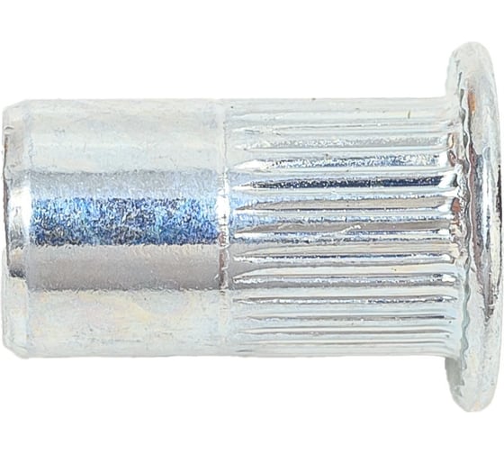 Изображение товара Резьбовая заклепка STARFIX М5 цилиндрический бортик, белый цинк, 50 шт. SMZ1-48527-50