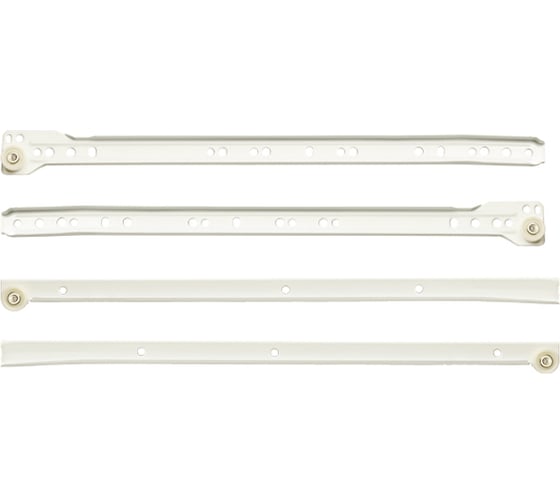 Изображение товара Роликовая направляющая STARFIX DS10 300 мм, белая, 2 шт. SMF-10146