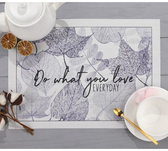 Изображение товара Салфетка на стол Доляна Everyday, ПВХ, 40х29 см 4780299