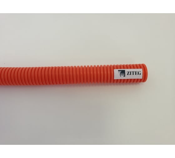 Изображение товара Гофрированная труба ПНД ZITEG D25мм 25/21 цвет оранжевый, 50м. 7930108870850