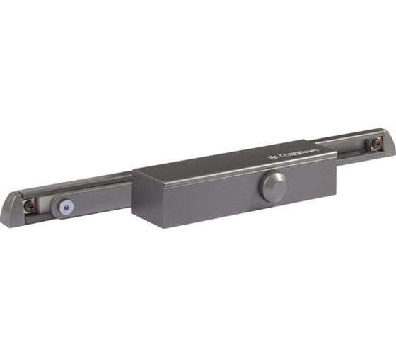 Изображение товара Дверной доводчик НОРА-М 820 Slider скользящая тяга, для дверей до 70 кг, графит 18835