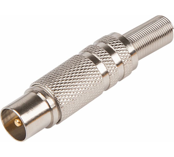 Изображение товара Антенный штекер ТВ PROCONNECT никель c пружиной 100 шт 05-2011-4