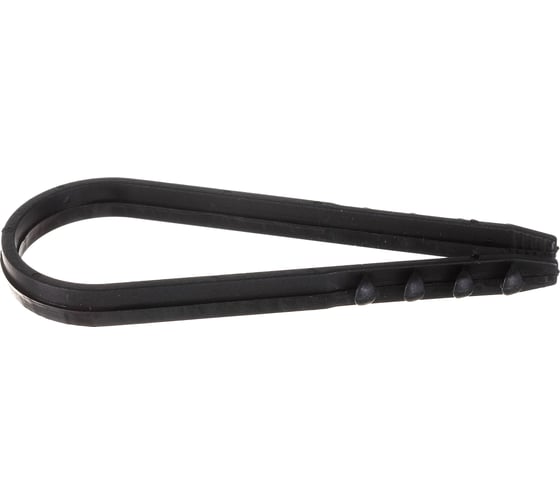 Изображение товара Дюбель-хомут FORTISFLEX нейлон ДХ 19-25 (ч) 100 шт. 59566