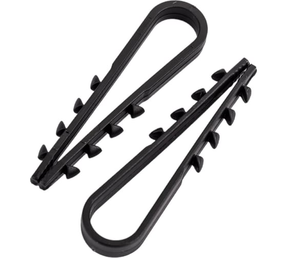 Изображение товара Дюбель-хомут FORTISFLEX нейлон ДХ 5-10 (ч) 100 шт. 59544