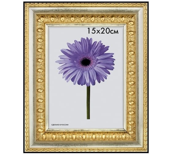 Изображение товара Пластиковая рамка ООО Изометрика Charlotta 70x100 см золото 0024-70-1487