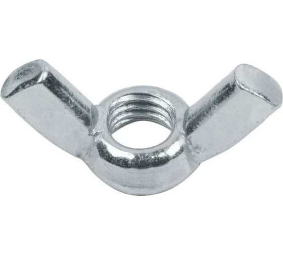 Изображение товара Барашковая гайка STARFIX М4, цинк, DIN 315, 10 шт. SMZ1-15682-10