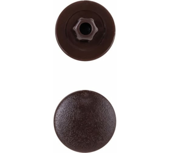 Изображение товара Декоративная заглушка для конфирмата STARFIX темно-коричневая, 50 шт. SMZ1-43588-50