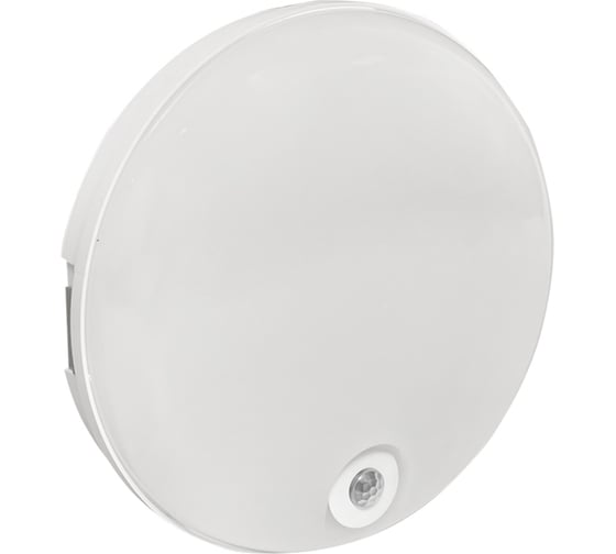 Изображение товара Светодиодный светильник EKF ЖКХ круг ДПО-2100 с инфракрасным датчиком движения 12Вт 4000K IP65 BKL-2100DI-R-12-4000