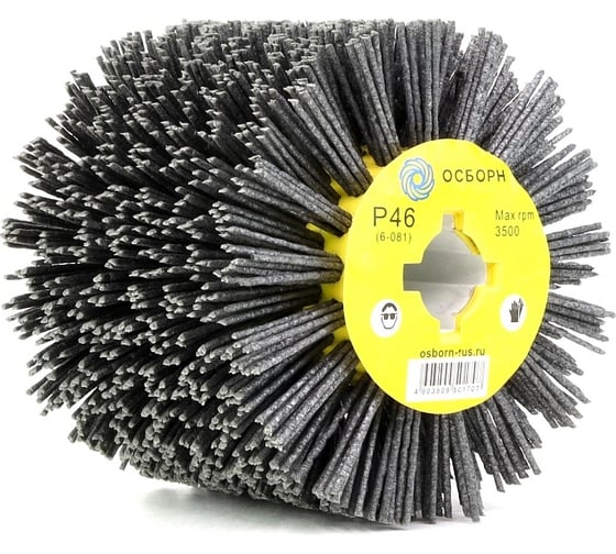 Изображение товара Щетка-валик нейлоновая по дереву 6-081 110 мм, P46 на щеточные шлифмашины ОСБОРН PLM.RB11010019P46