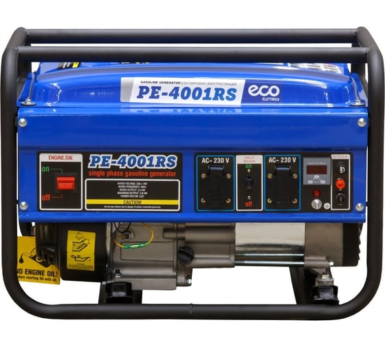 Изображение товара Бензиновый генератор ECO PE-4001RS