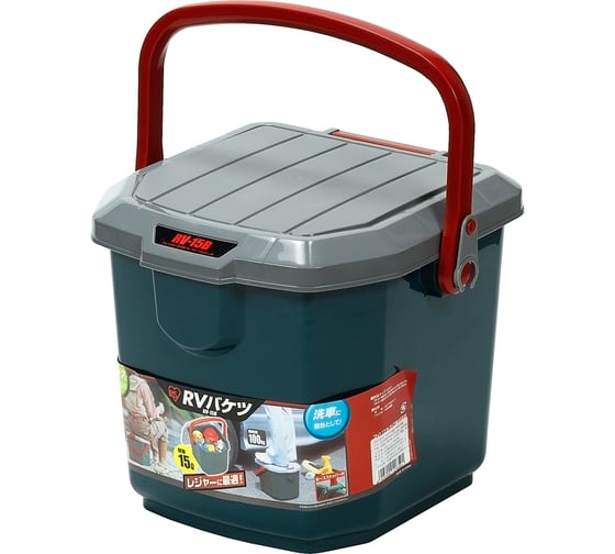 Изображение товара Экспедиционный ящик IRIS OHYAMA RV BOX Bucket 15B, 15 литров 34x31,5x27,5 см Bucket 15B